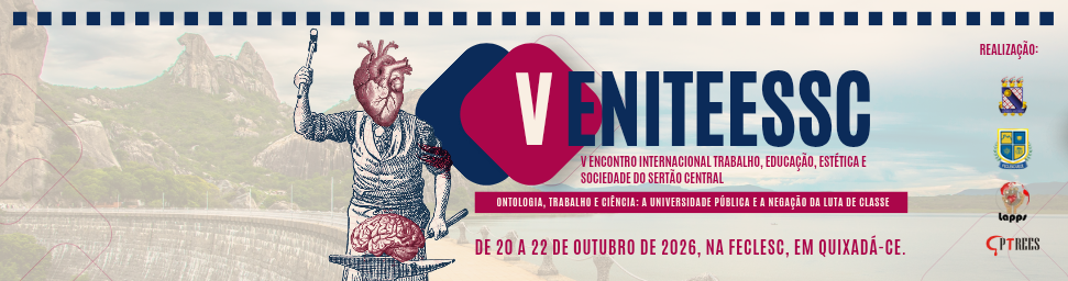 V Encontro Internacional Trabalho, Educa&ccedil;&atilde;o, Est&eacute;tica e Sociedade do Sert&atilde;o Central (ENITEESSC)